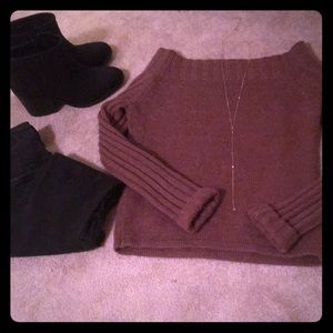 Purple/mauve off the shoulder top!